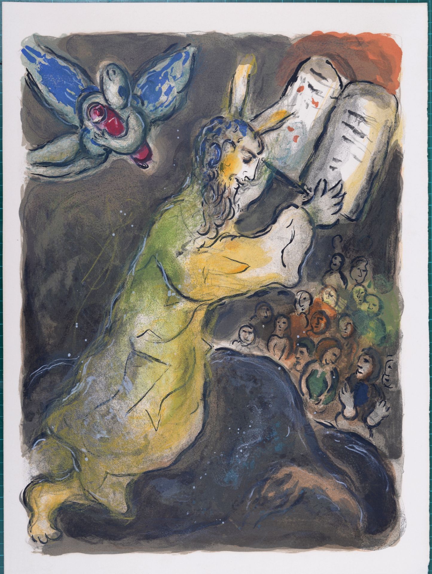 Marc Chagall The Ten Commandments, 1966 Original lithograph Unsigned lithograph from [...] - Bild 5 aus 5