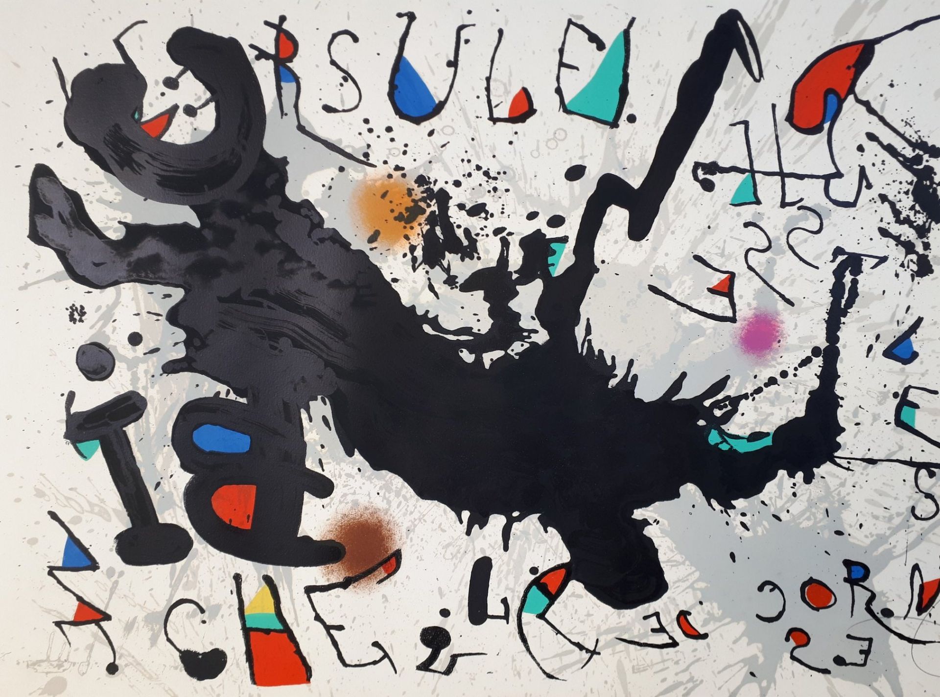 Joan MIRO Ursula hitching the horns of the doe, 1975 Original lithograph Signed in [...] - Bild 6 aus 9