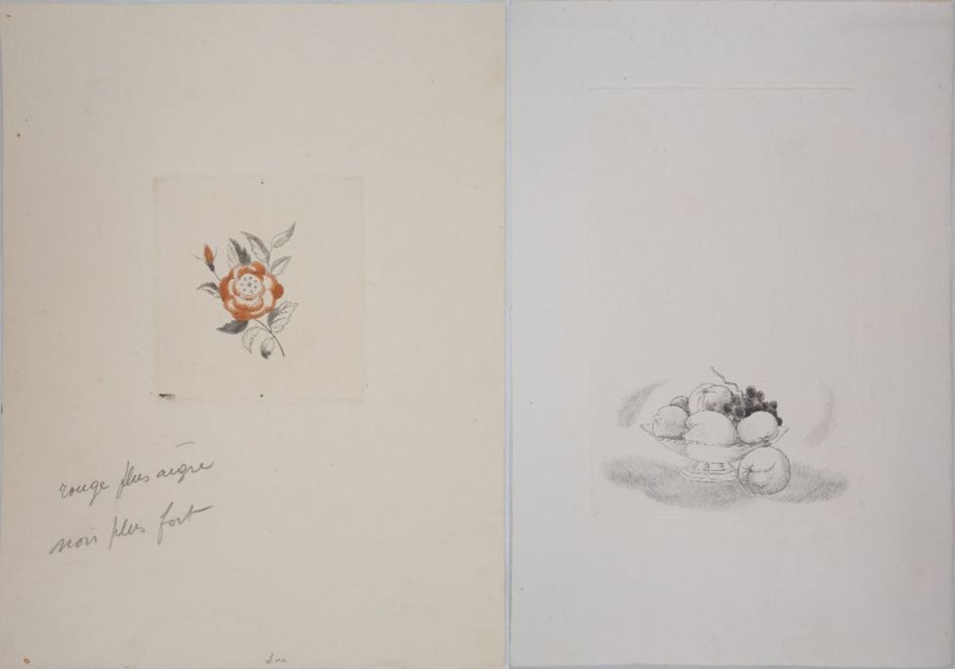 Jean Émile LABOUREUR Still life - Set of two engravings Original etching (with [...] - Bild 4 aus 11