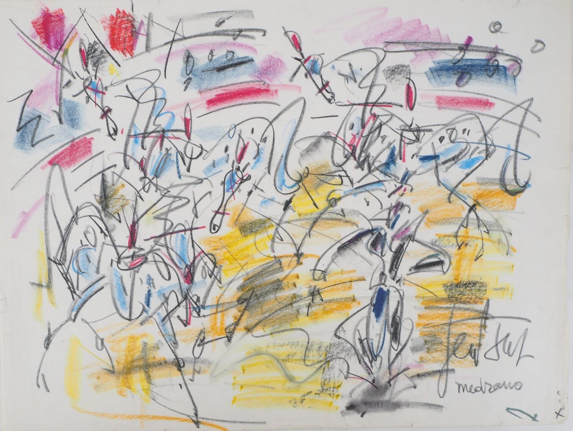 GEN PAUL (Eugène PAUL says) The Medrano Circus Original pastel on paper Signed [...]