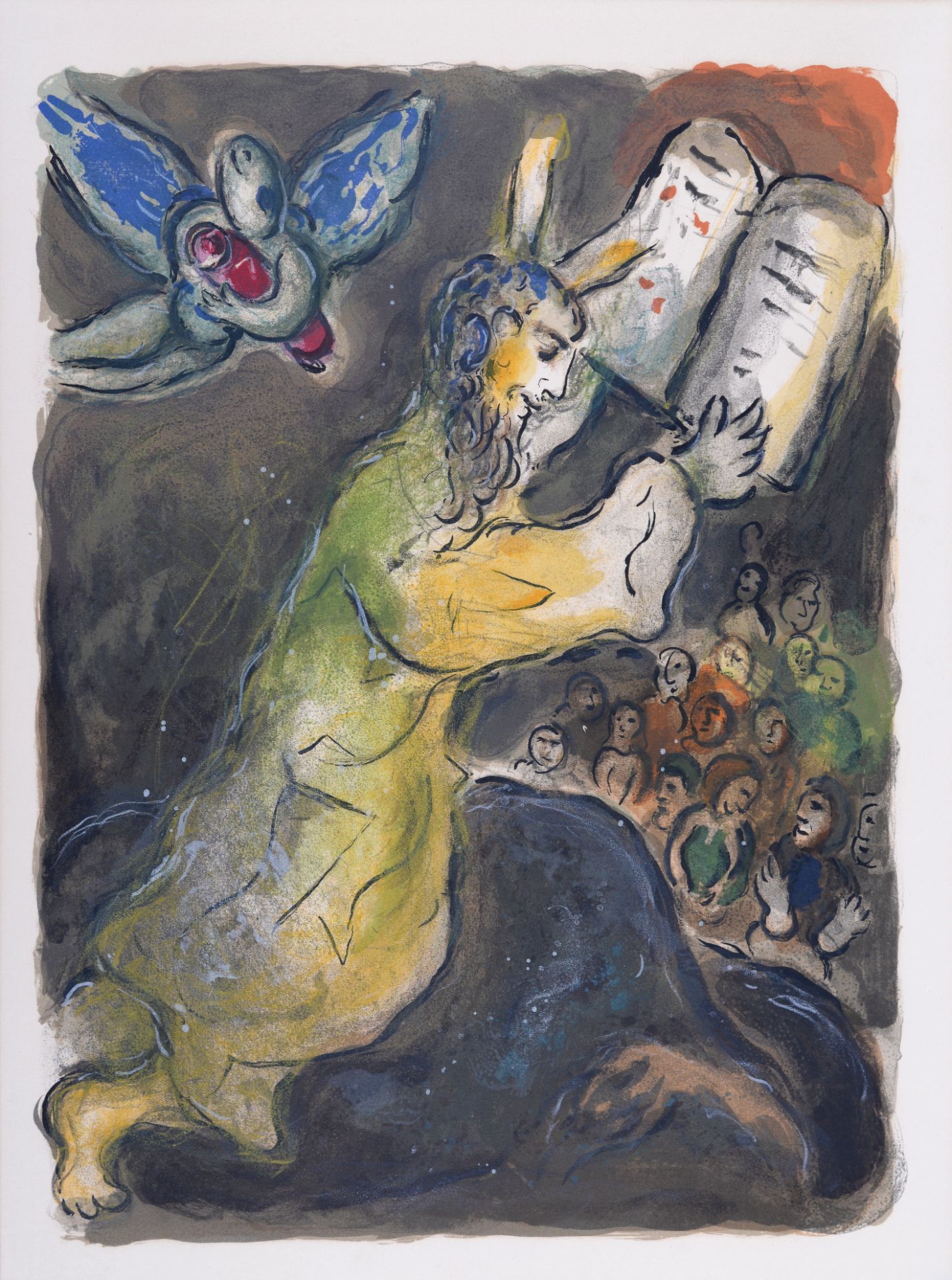 Marc Chagall The Ten Commandments, 1966 Original lithograph Unsigned lithograph from [...] - Bild 4 aus 5