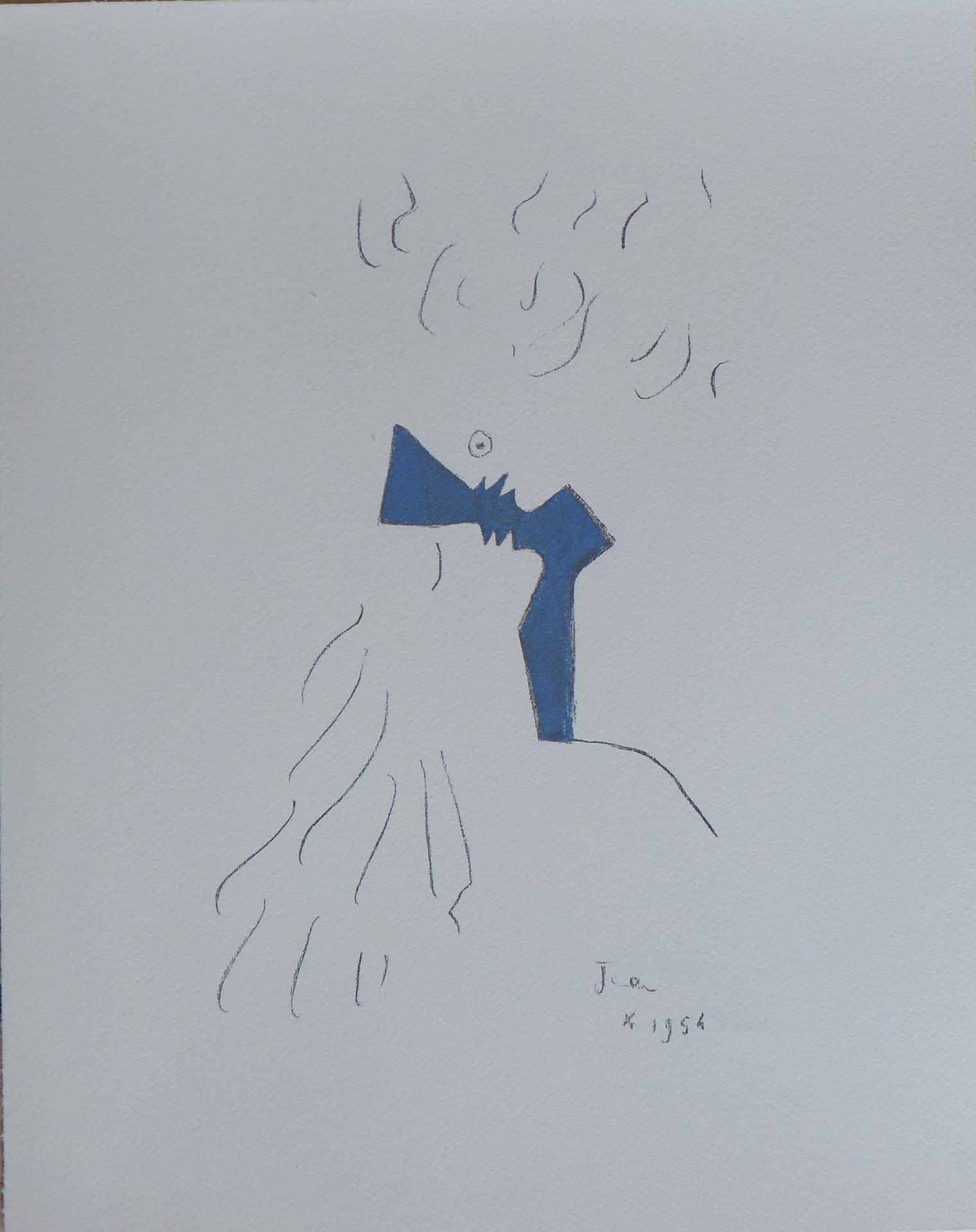 Jean COCTEAU Paul, Couple, 1954 Lithograph signed in the plate Dimensions : 41 x [...]