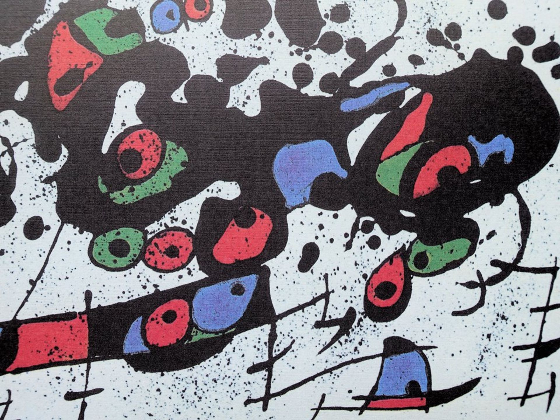 Joan Miro (1893-1983) (after) Tribute to Joan Pratts Lithographie print based after [...] - Bild 7 aus 11