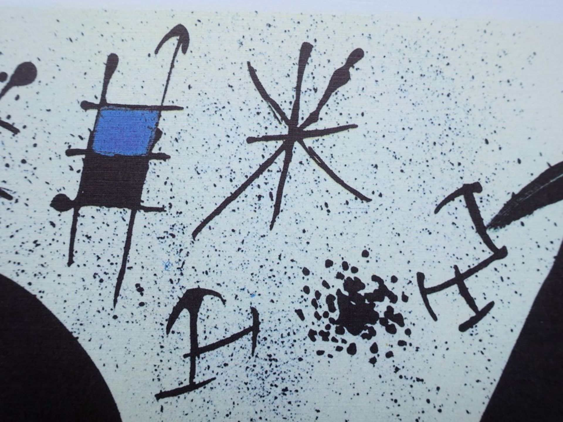 Joan Miro (1893-1983) (after) Tribute to Joan Pratts Lithographie print based after [...] - Bild 2 aus 11