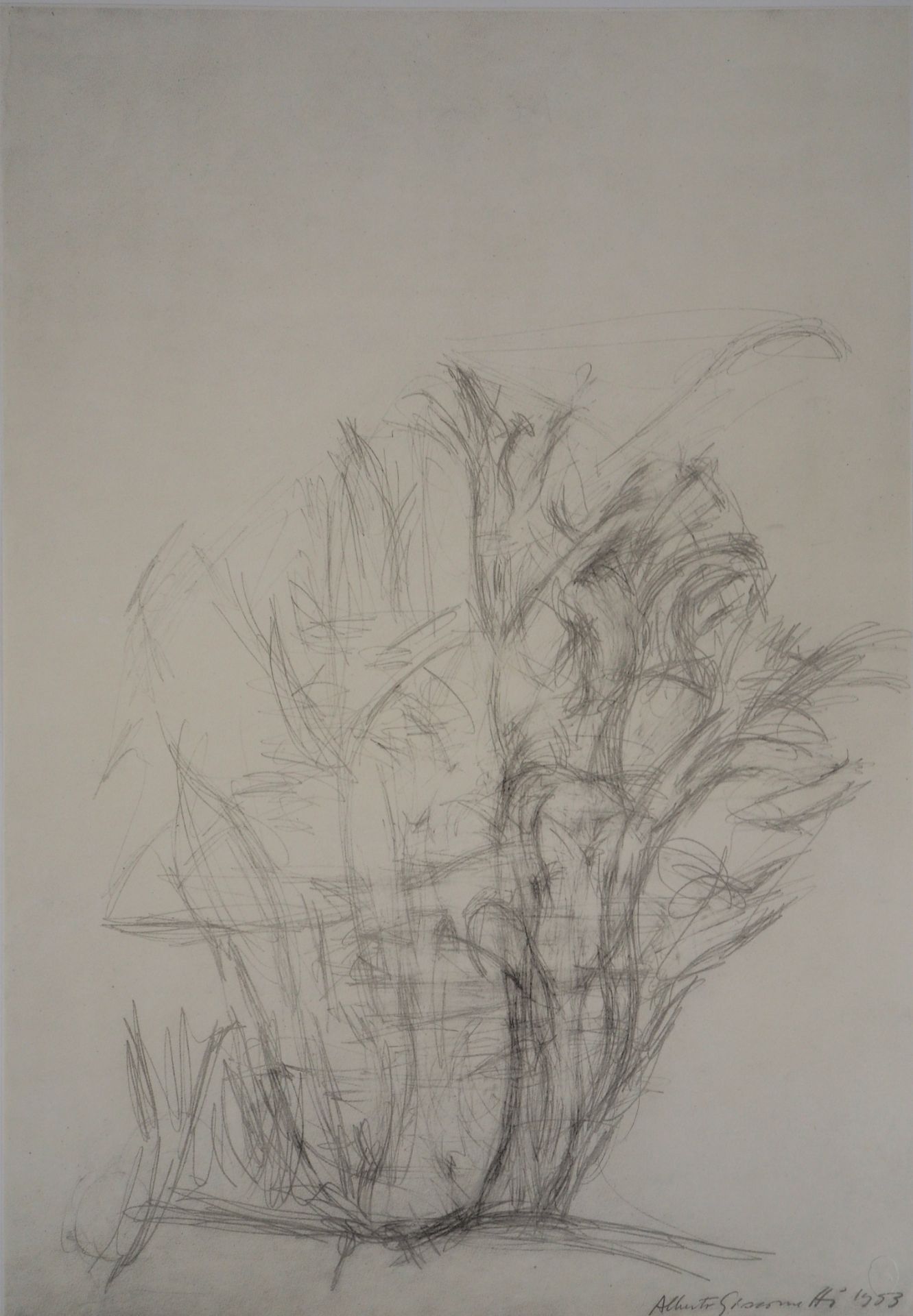 Alberto Giacometti (1901-1966) (after) Flowers in a vase Lithograph based after a [...]