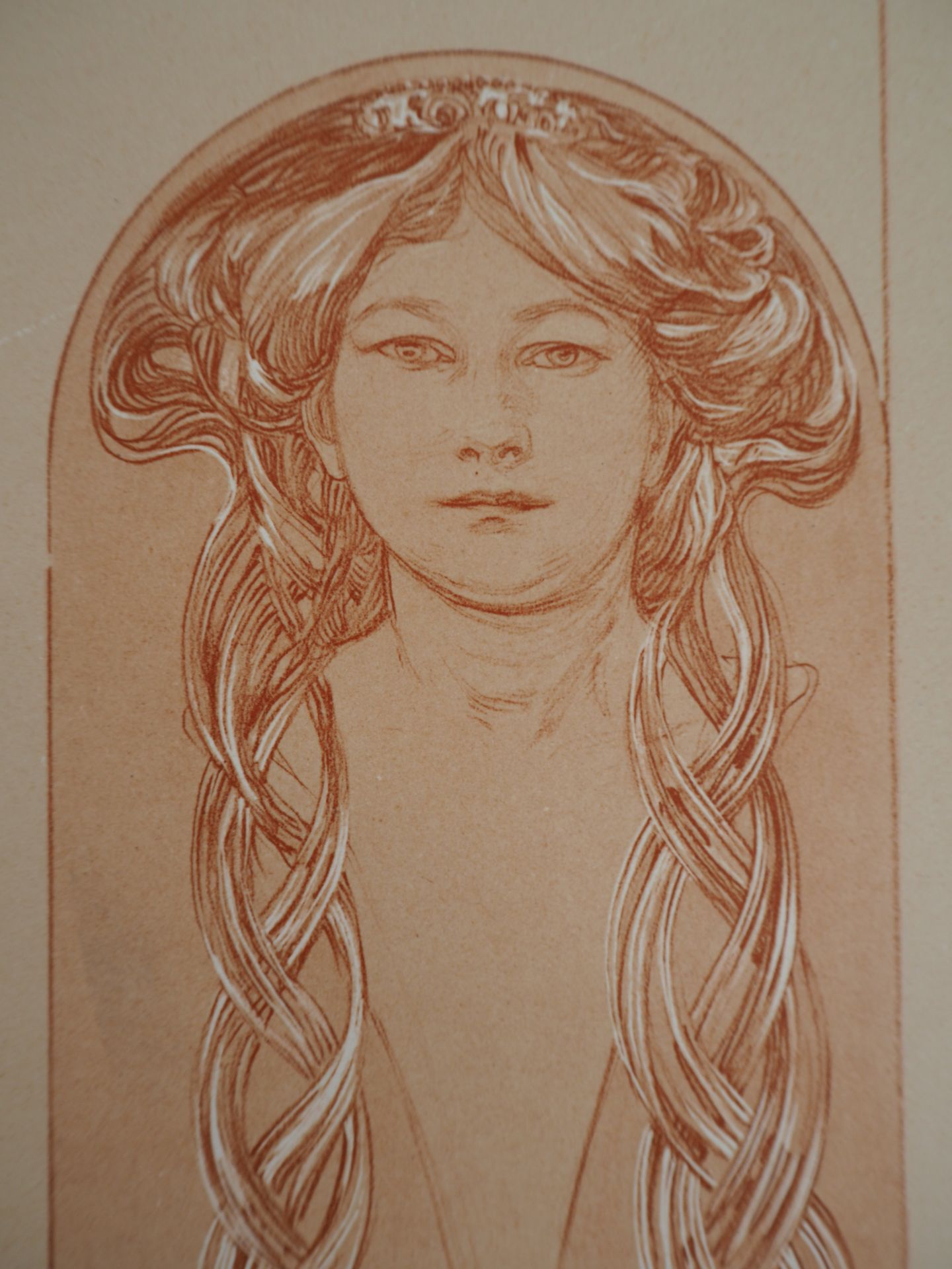 Alphonse MUCHA The Bathers, 1902 Lithograph Signed in the plate On thick paper of [...] - Bild 7 aus 7
