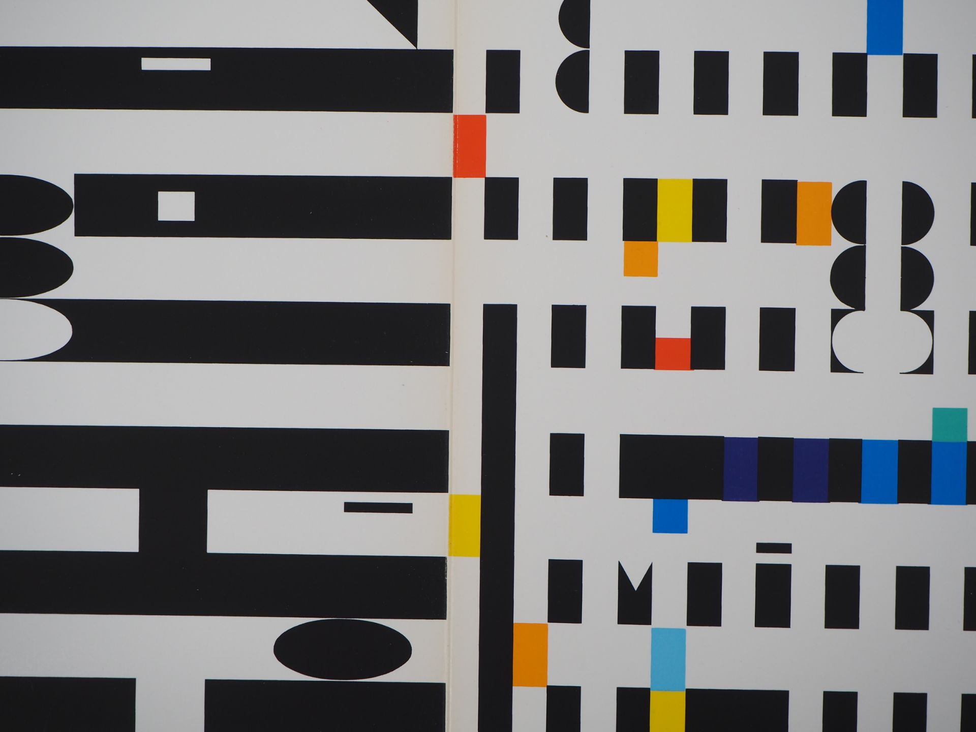 Yaacov AGAM Kinetic Composition, 1971 Original screenprint On thick paper [...] - Bild 4 aus 5