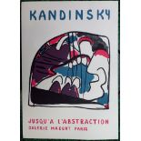 Vassily KANDINSKY "Jusqu'à l'Abstraction " ("Up to Abstraction), Galerie Maeght, [...]