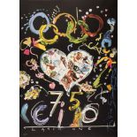 Jean TINGUELY Composition for the Olympic Games, 1992 Lithograph Signed in the plate [...]