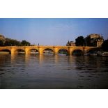 CHRISTO Photographic signed poster, Pont Neuf, 1976 Signed in felt tip pen by the [...]
