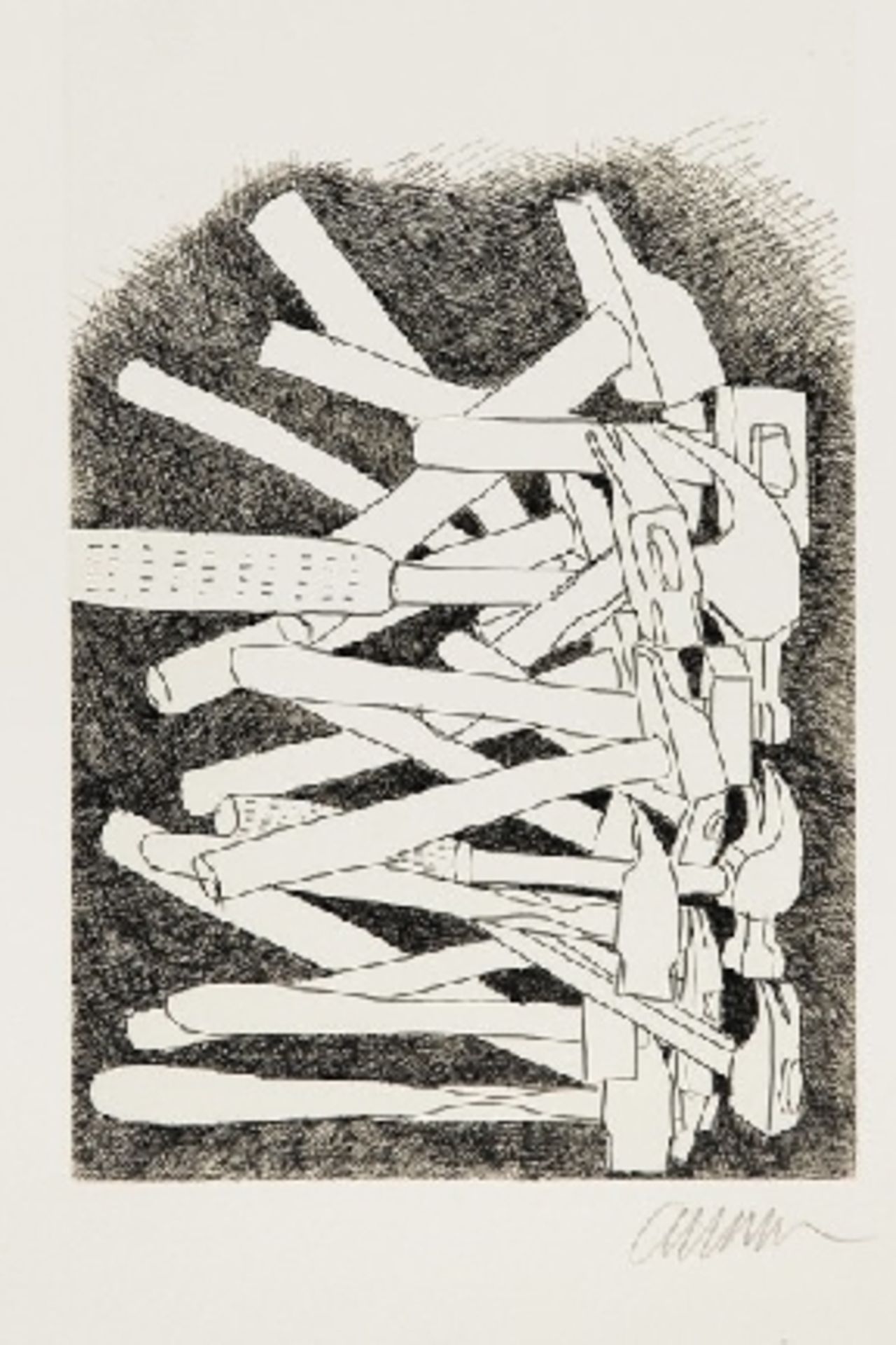 Fernandez ARMAN The Hammers, 1993 Engraving Signed and numbered in pencil by the [...]