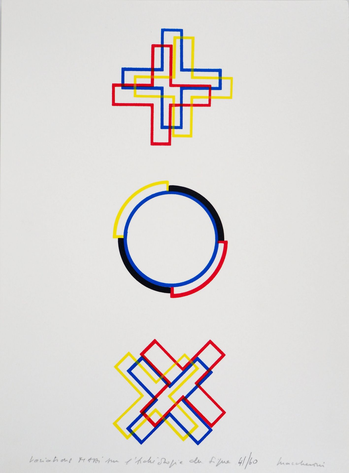 Henri MACCHERONI Madi, 1990 Original silkscreen Signed in pencil Numbered out of [...]