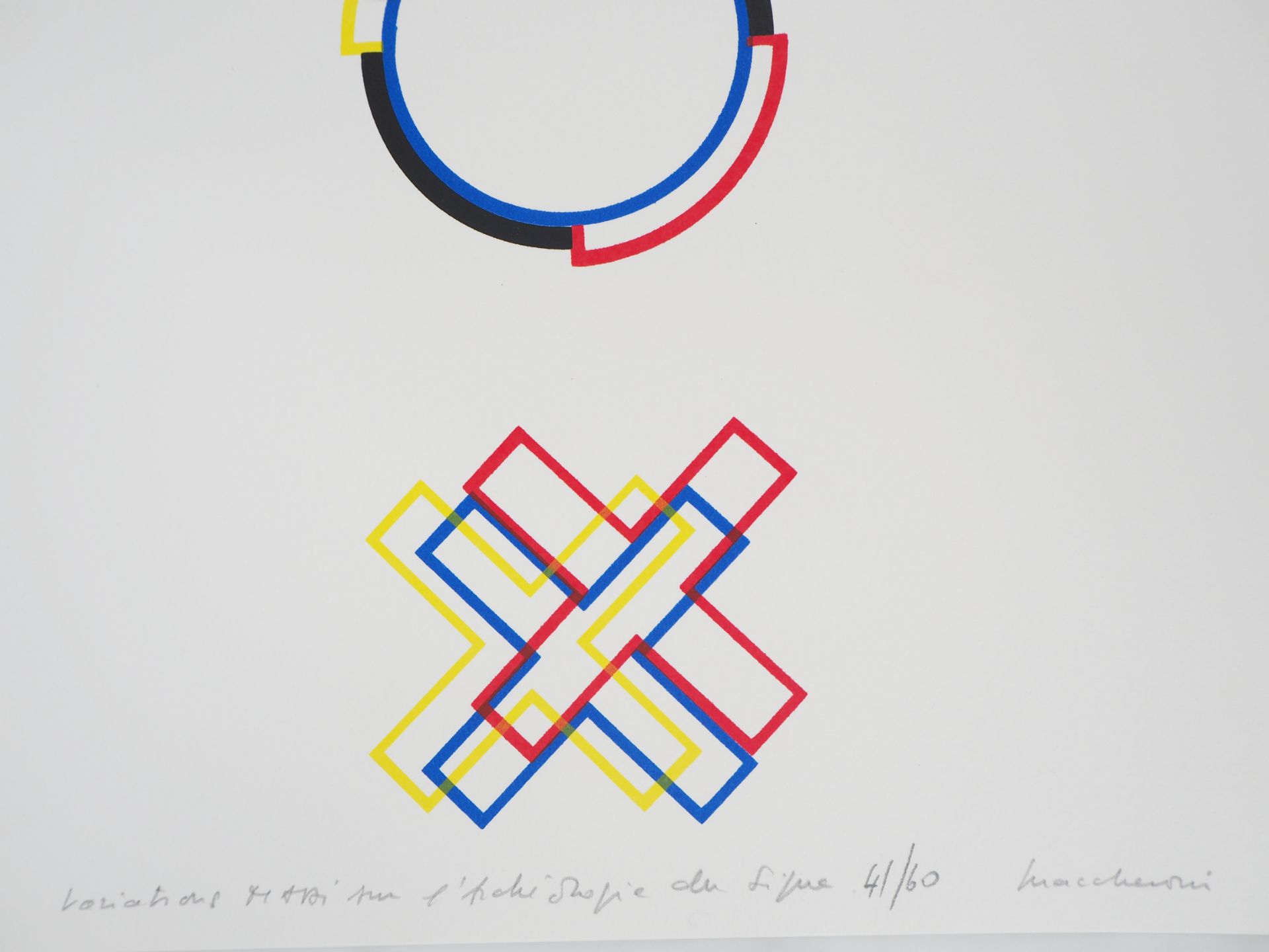 Henri MACCHERONI Madi, 1990 Original silkscreen Signed in pencil Numbered out of [...] - Bild 2 aus 4