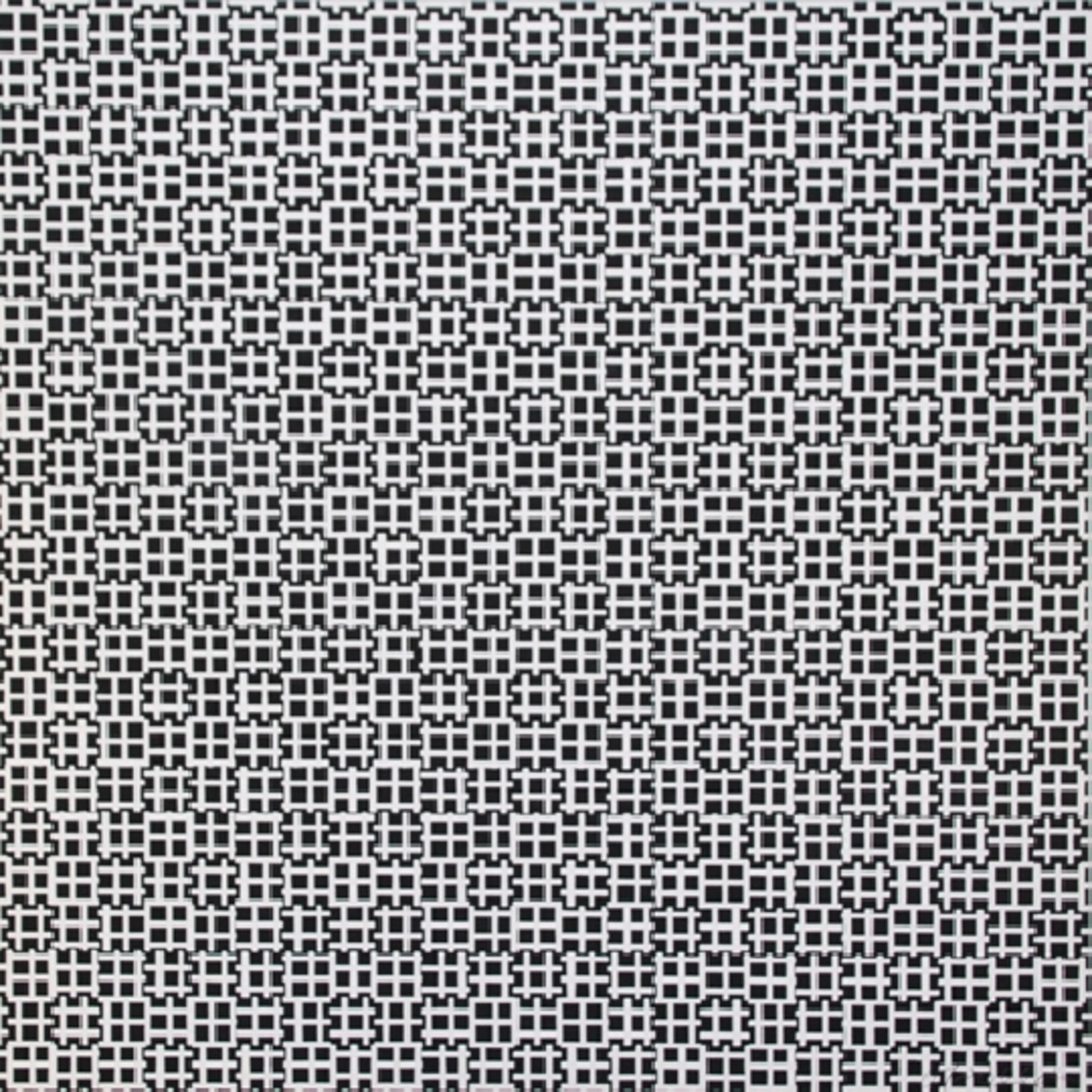 François MORELLET 2 trames de tirets-négatif, 1959 Handsigned silkscreen in pencil [...]