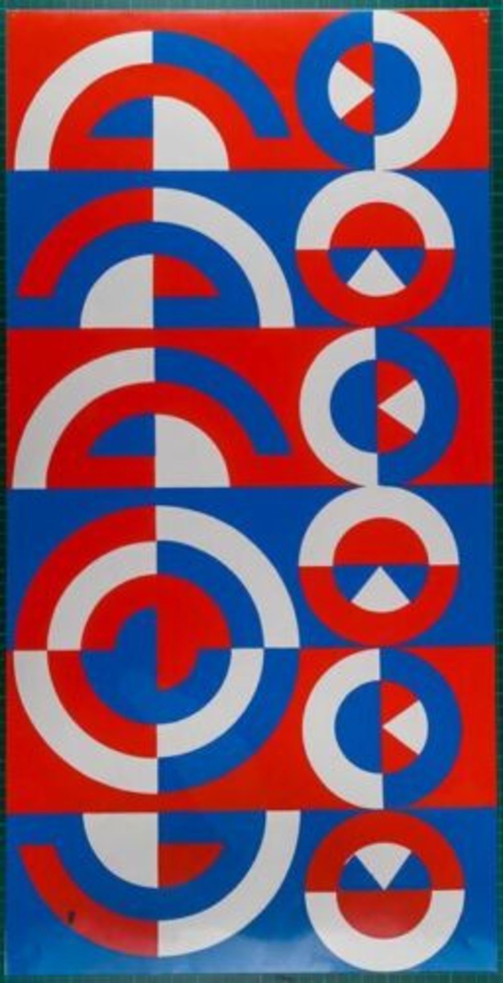 Jacques Tissinier (1936-2018) Patterns 1970 Original silkscreen hand signed and [...] - Bild 2 aus 5