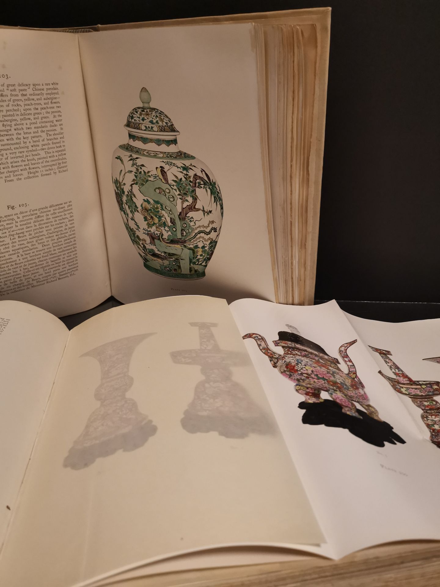 CHINESE PORCELAIN AND HARD STONES, DEUX VOLUMES, 1911 Par Edgar Gorer et J.F. Blacker [...] - Bild 5 aus 8