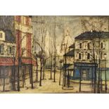 Georges DAMIN (1942). Montmartre et le Sacré-Coeur. Huile sur toile, signée en bas [...]