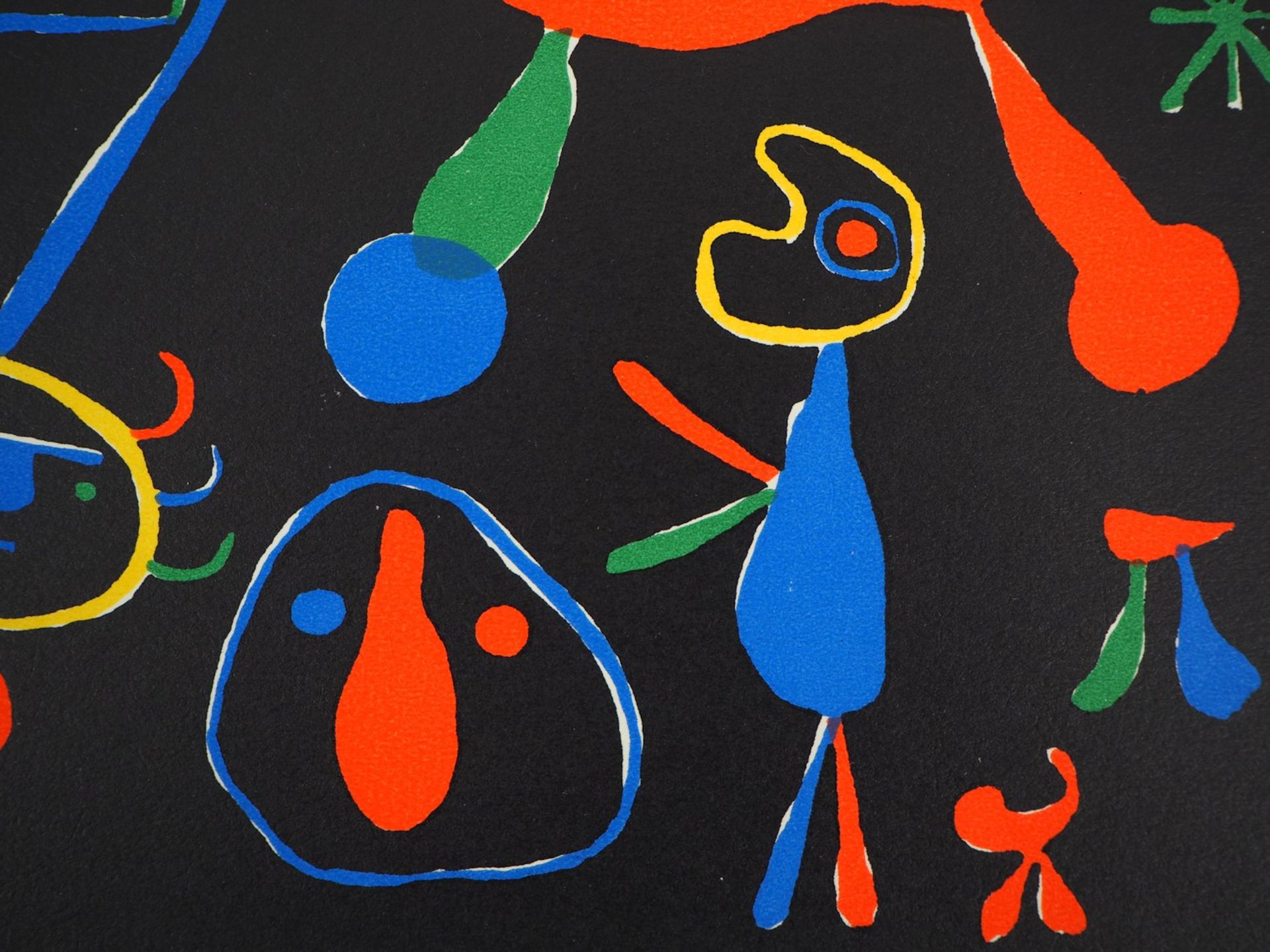 Joan Miro (after) People in the stars, 1949 Lithograph and stencil after an oil by [...] - Bild 5 aus 5