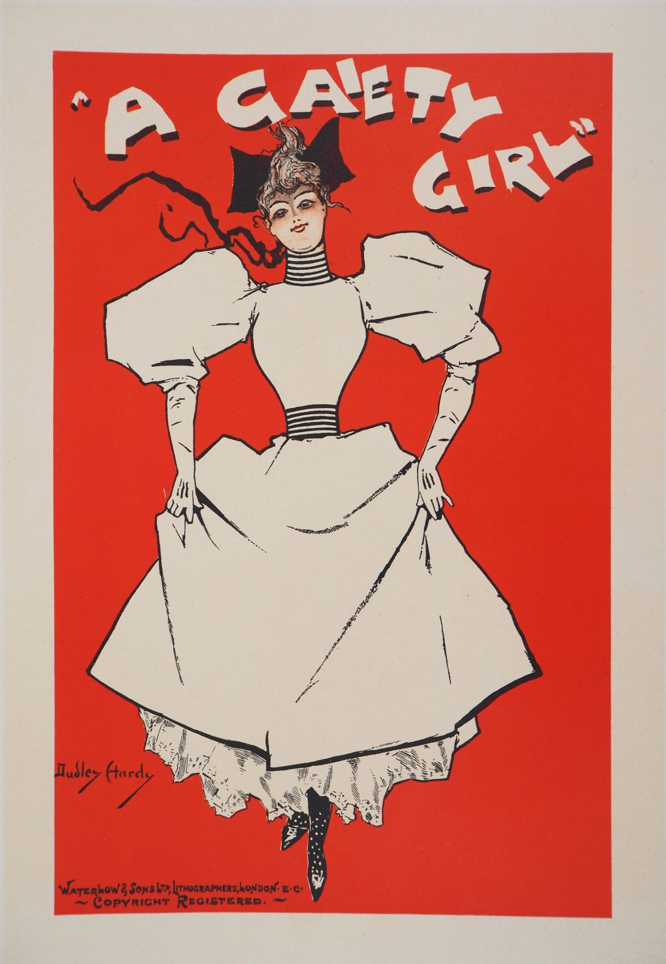 Dudley Hardy A Gaiety Girl, 1895 Lithograph Printed signature in the plate On [...]