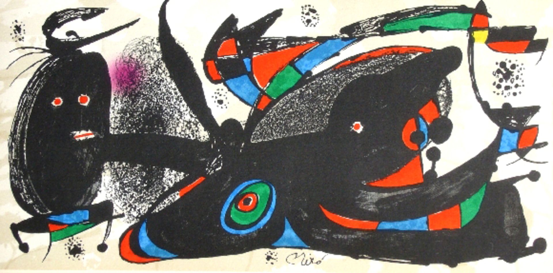 Joan MIRÓ Miro Escultor , England Original lithograph Signed in the plate [...]