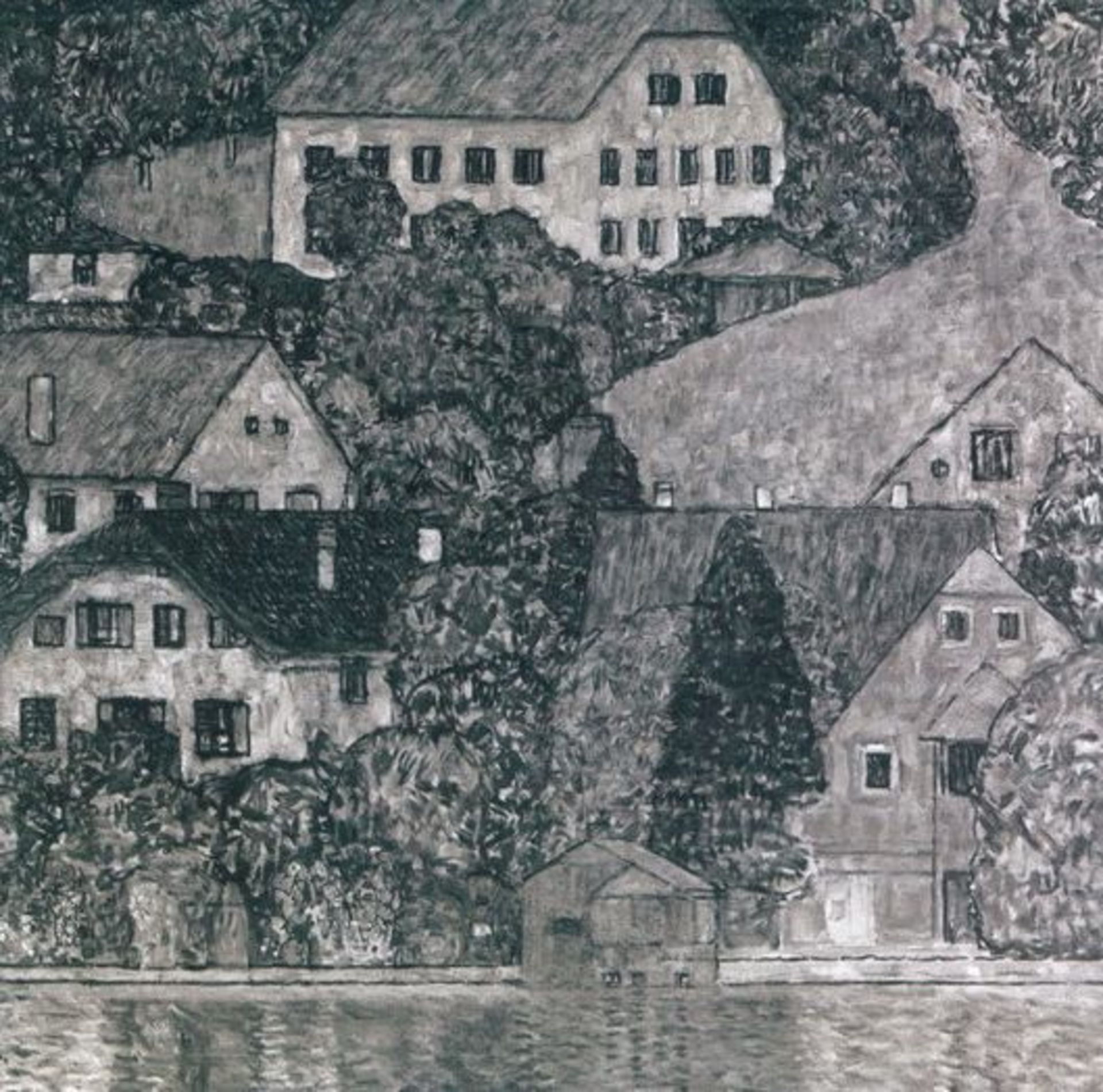 Gustav KLIMT (Austria 1862-1918) House on the Attersee Collotype on paper 30 x 32 cm [...]