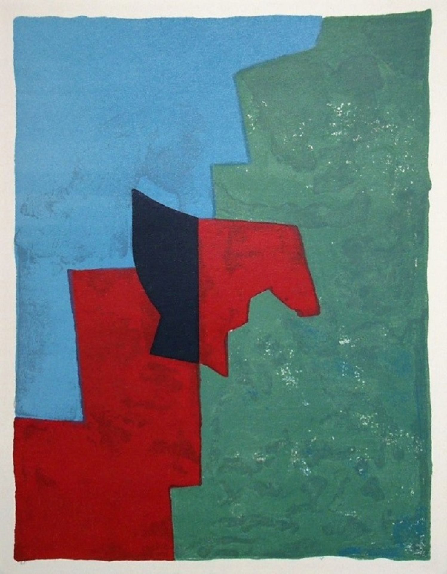 Serge Poliakoff (after) Original lithograph in 4 colours on wove paper, [...]