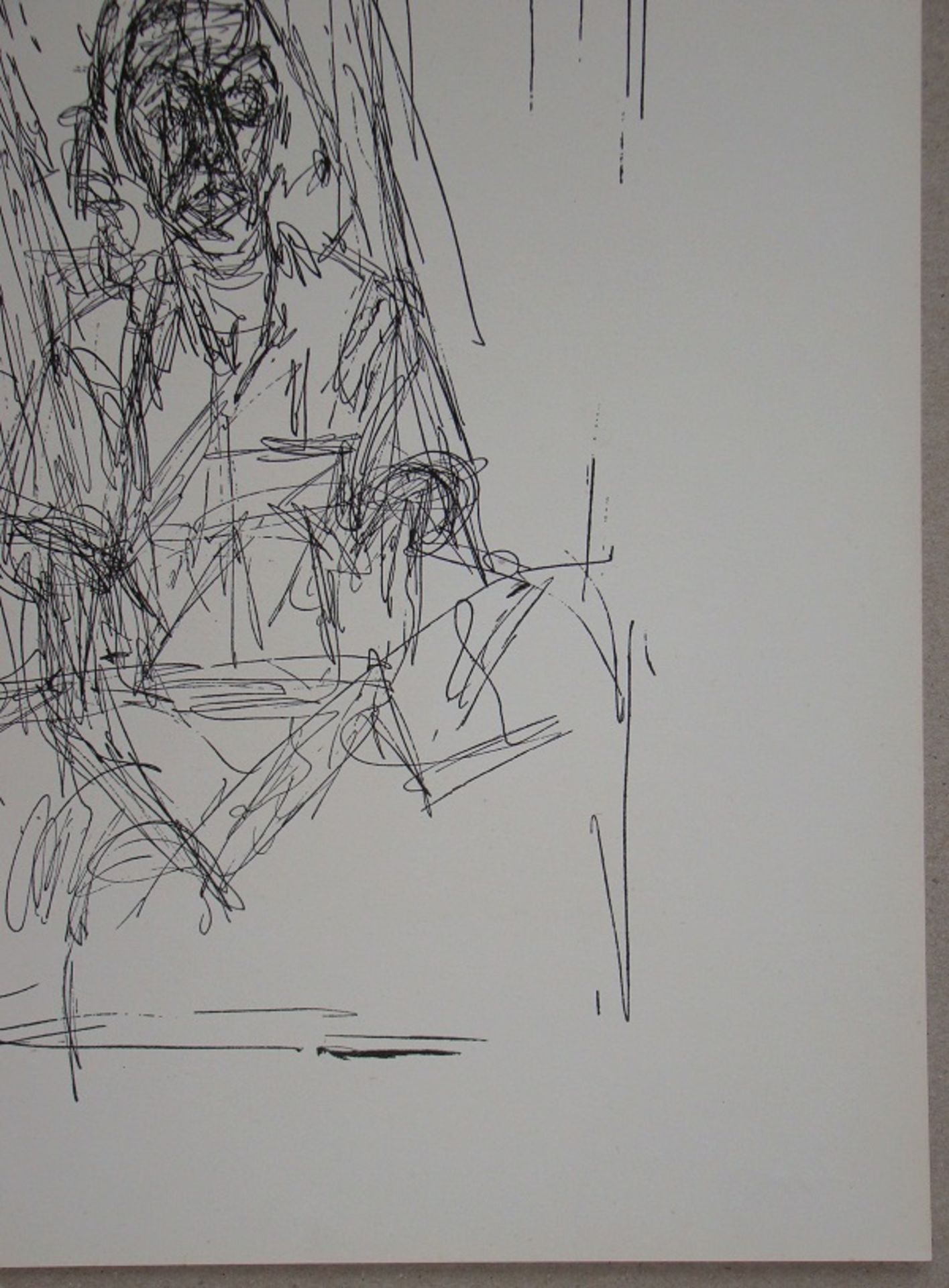 Alberto GIACOMETTI ( 1901 - 1966 ) (after) Drawing, 1954 Lithograph on wove paper, [...] - Bild 7 aus 10