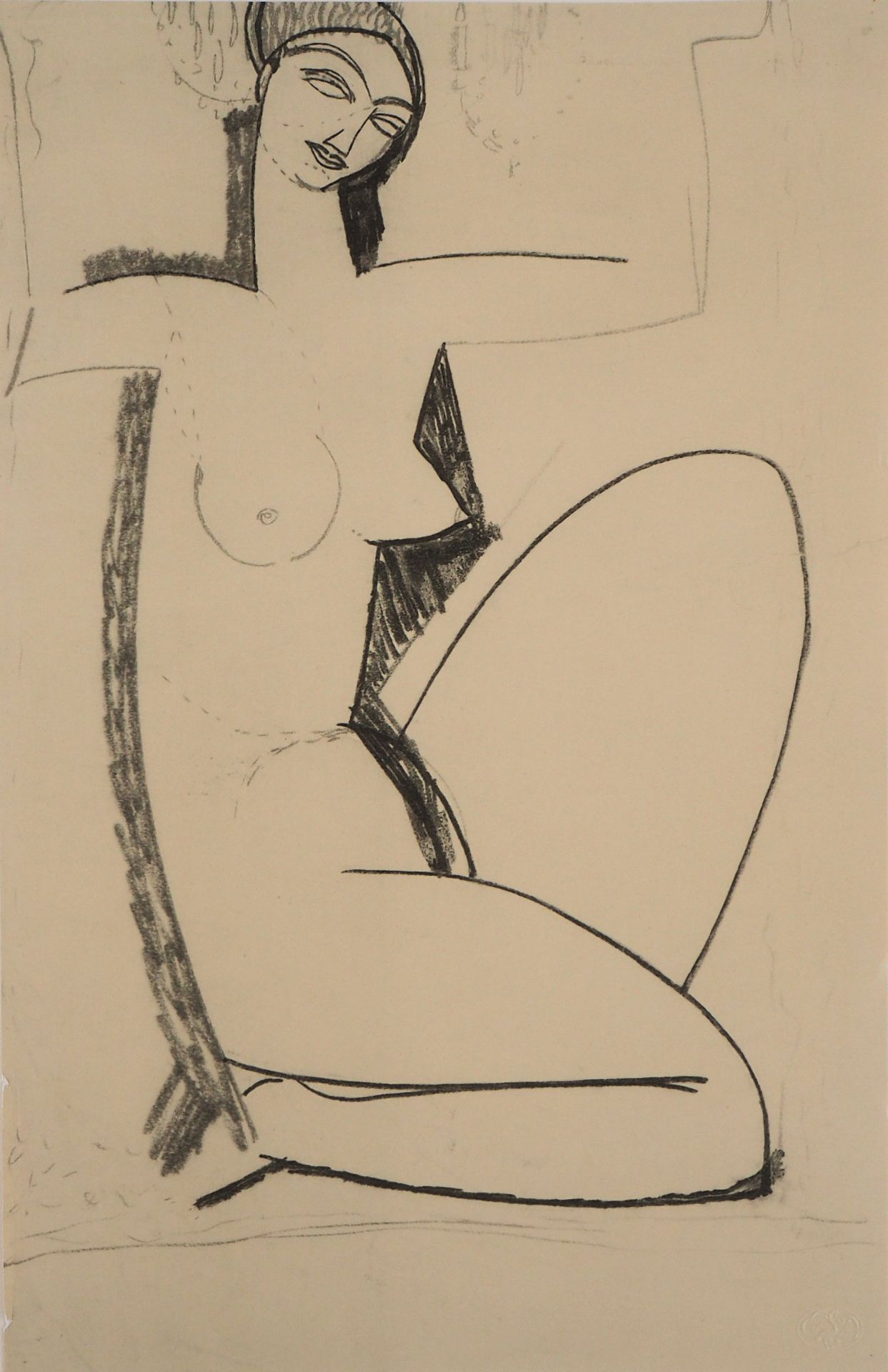 Amedeo MODIGLIANI Caryatid, 1959 Lithograph after an artist's drawing On thick paper [...]