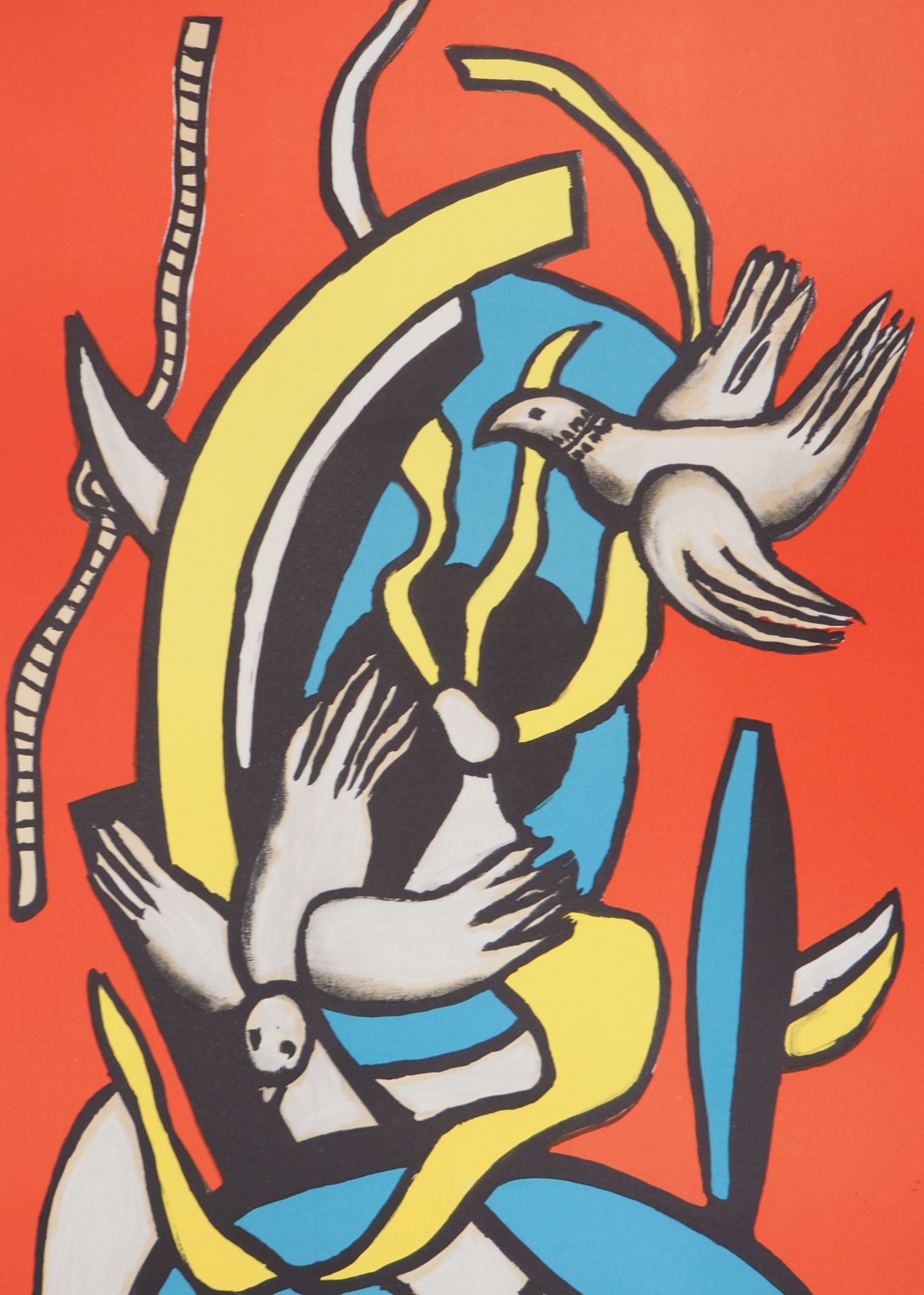 Fernand LÉGER (1881 - 1955) The birds Colored Lithograph On vellum 61.5 x 45 [...] - Bild 3 aus 6