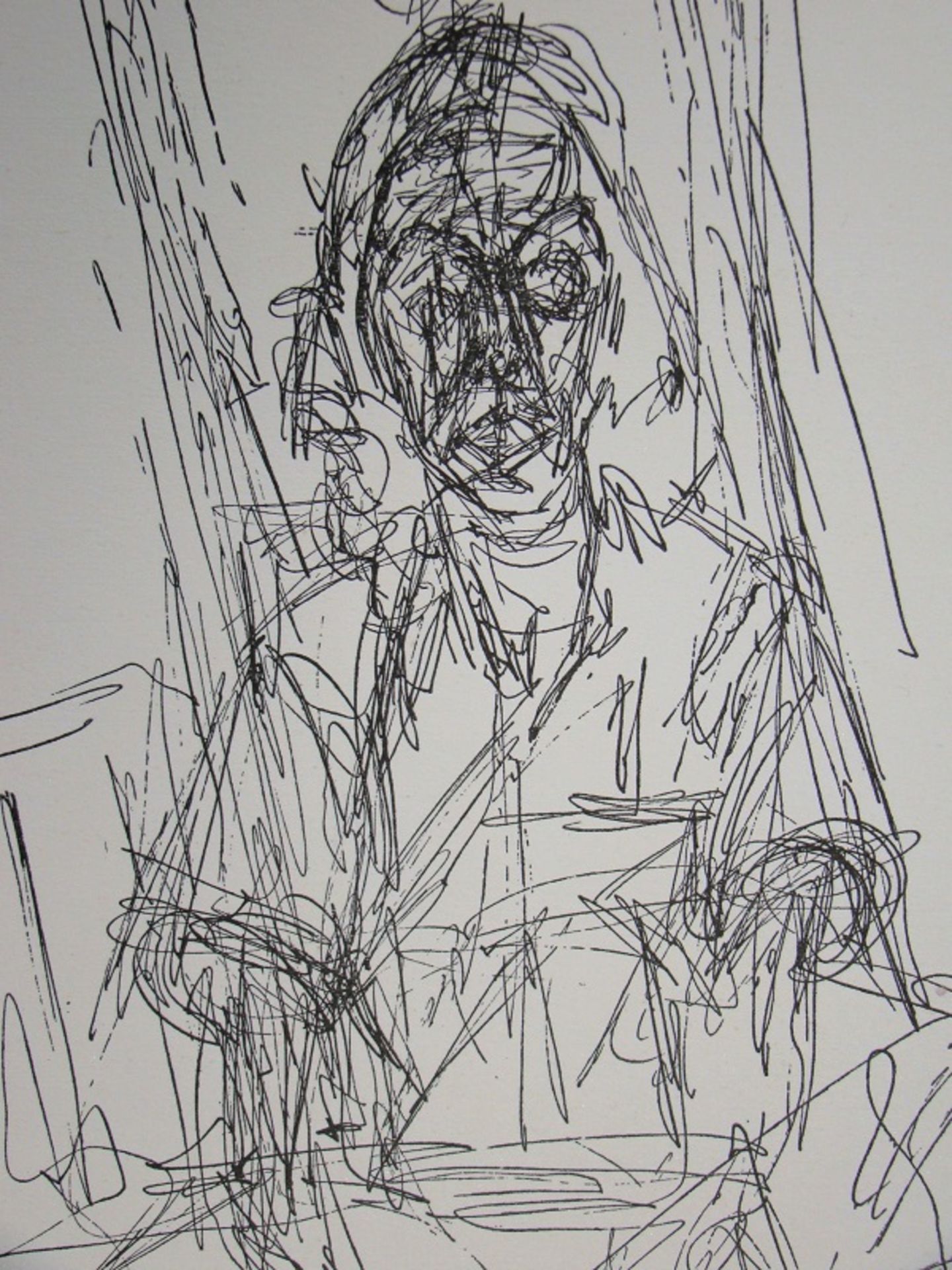 Alberto GIACOMETTI ( 1901 - 1966 ) (after) Drawing, 1954 Lithograph on wove paper, [...] - Bild 8 aus 10