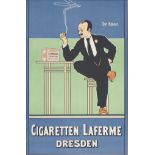 Fritz Rehm (1871-1928) Laferme Cigarette, 1897 Original colour lithograph on fine [...]