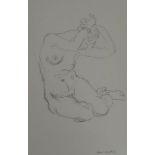 Henri Matisse (after) Nude Lithograph, signed in print 40 x 26 cm 1994, Maeght [...]