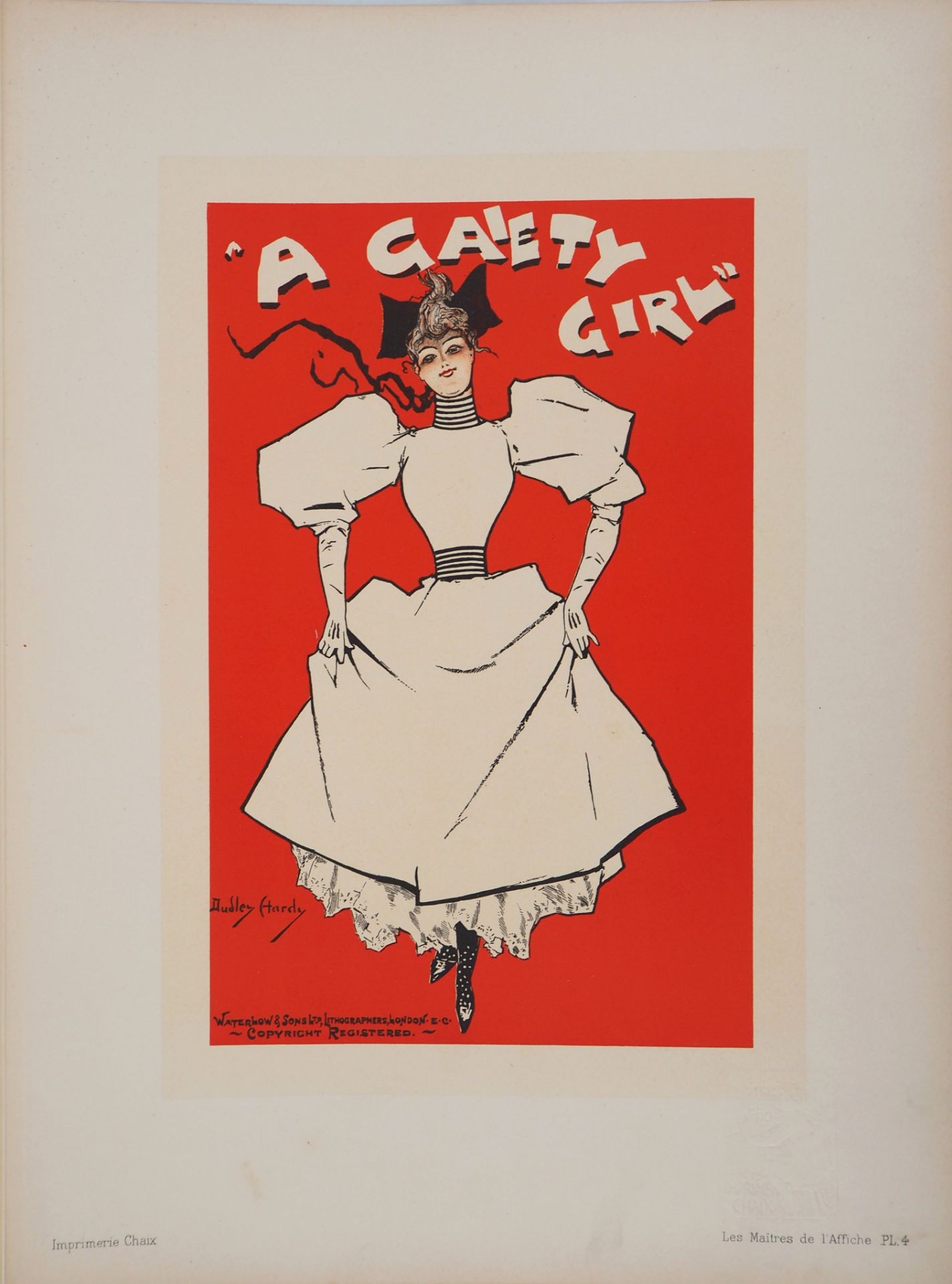 Dudley Hardy A Gaiety Girl, 1895 Lithograph Printed signature in the plate On [...] - Bild 2 aus 8