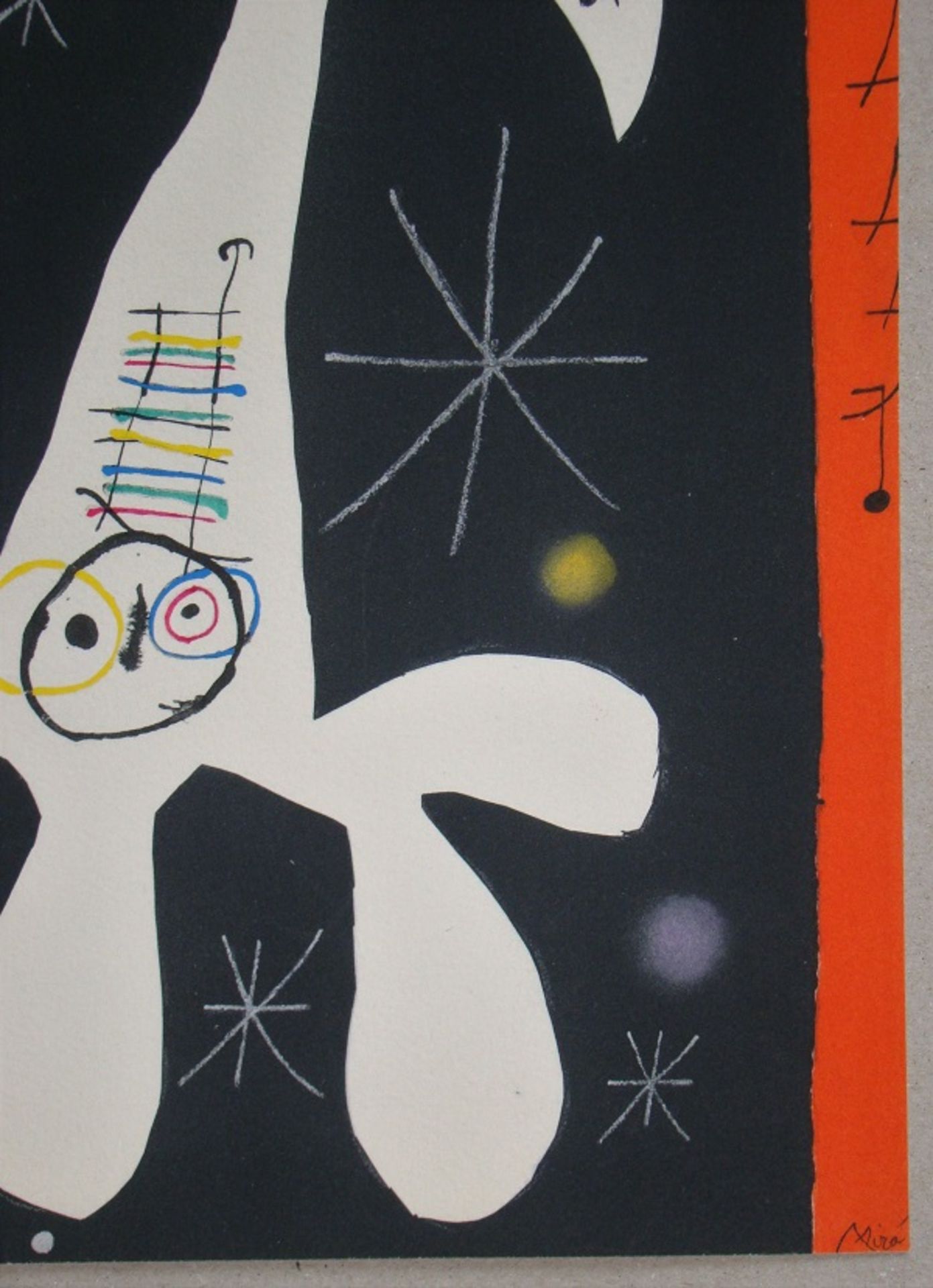 JOAN MIRO (after) Character and bird II, 1966 Lithograph with stencil colouring ( [...] - Bild 10 aus 11