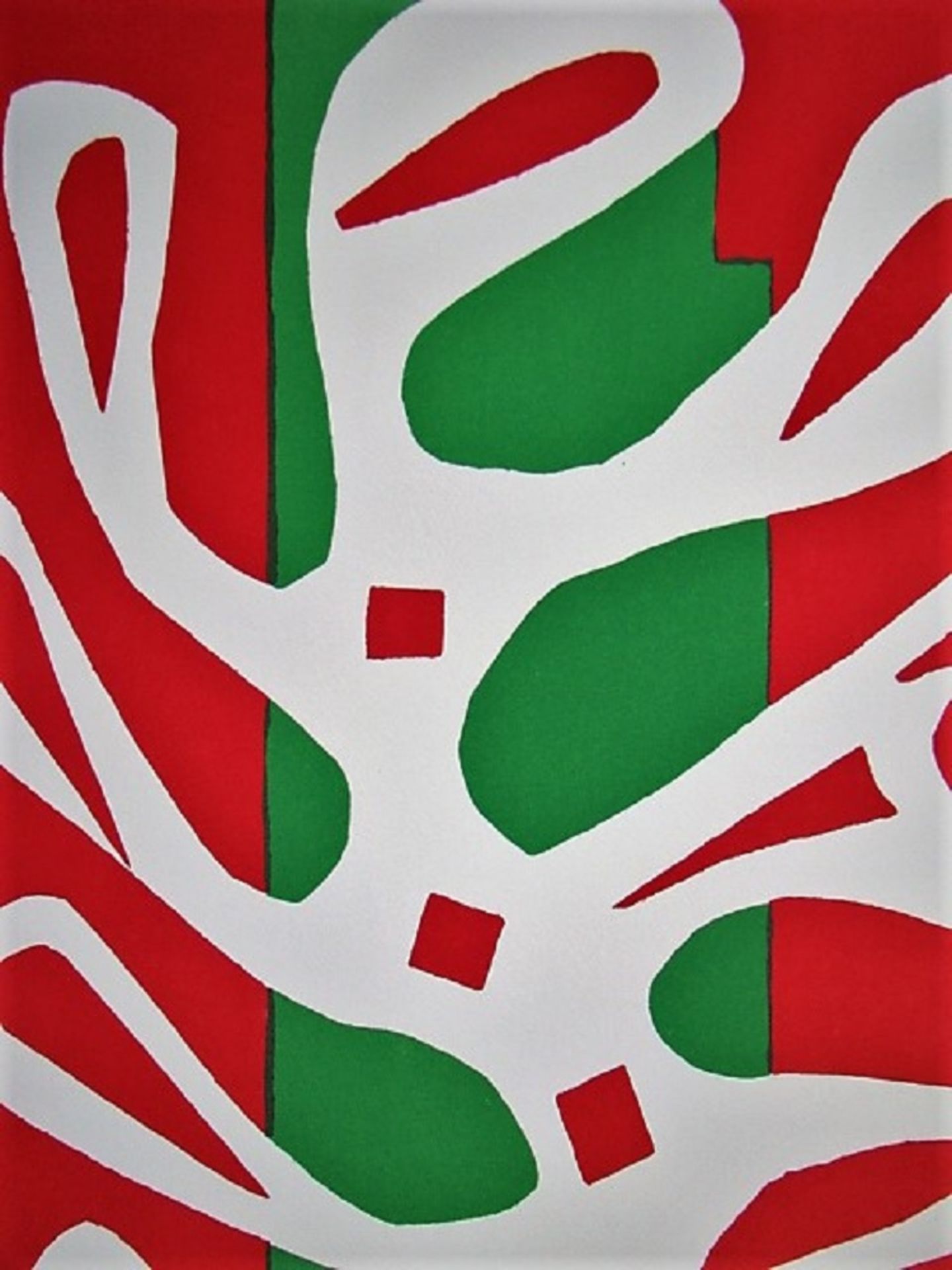 HENRI MATISSE (after) Seaweed on red and green background, 1965 Lithographie in 2 [...] - Bild 6 aus 8