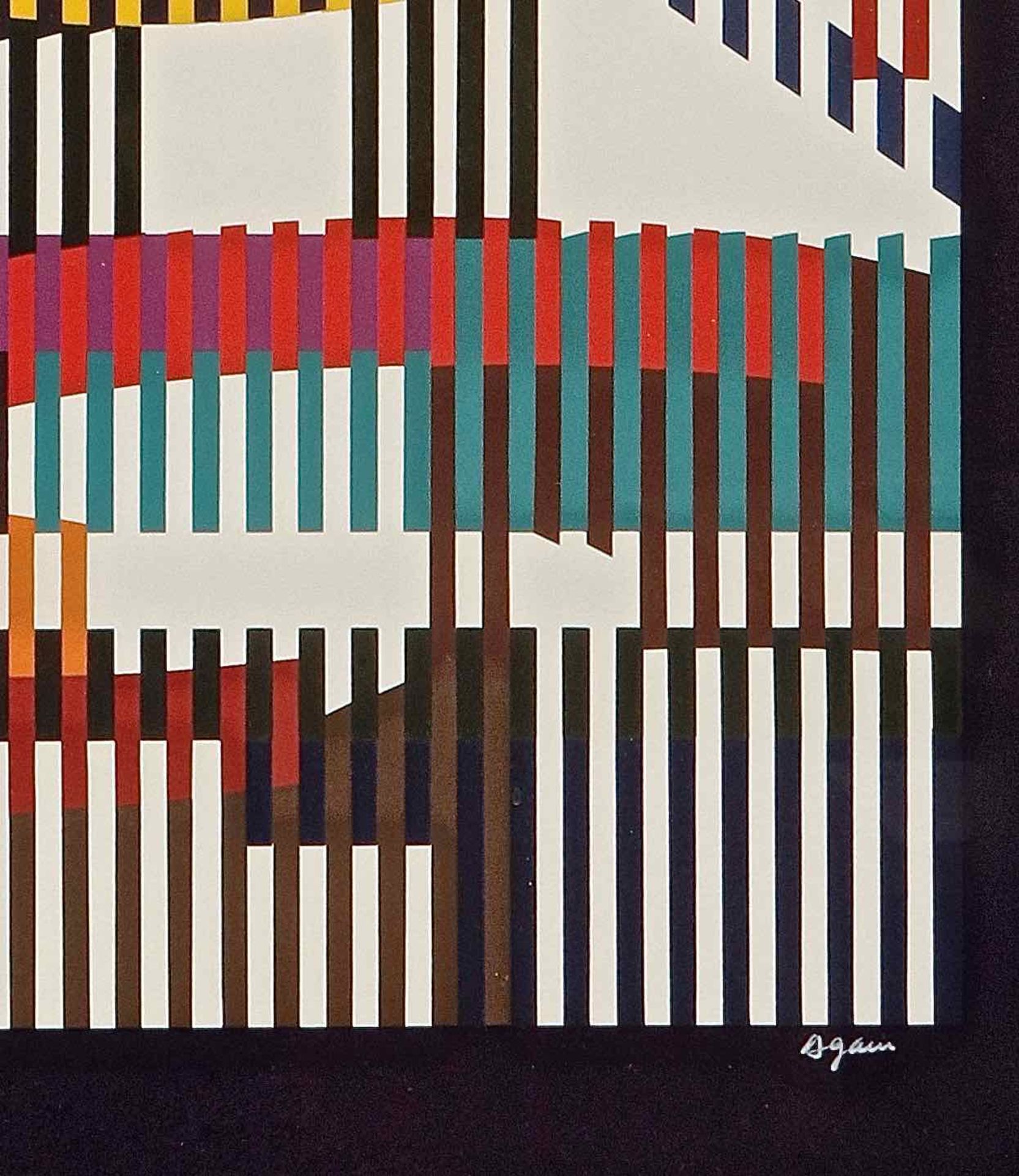 Yaacov AGAM Untitled, 1975 Screenprint 72 x 83 cm on sight Framed, signed AGAM [...] - Bild 6 aus 6