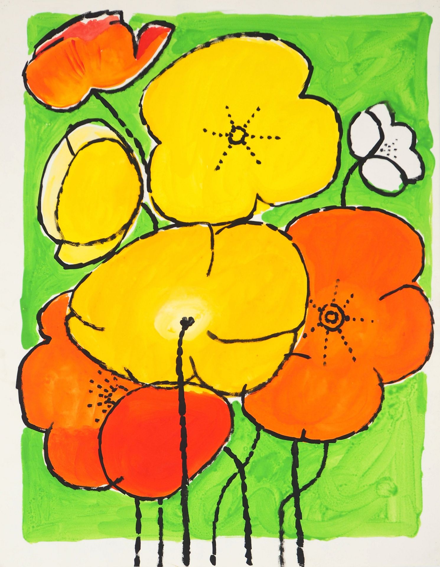 Charles LE BARS The Flowering Original watercolour On Vellum 49.7 x 63.8 cm Very [...]