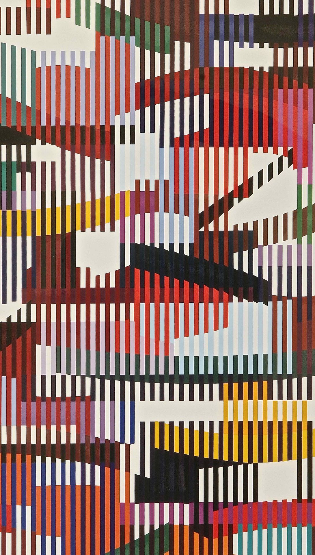 Yaacov AGAM Untitled, 1975 Screenprint 72 x 83 cm on sight Framed, signed AGAM [...] - Bild 4 aus 6