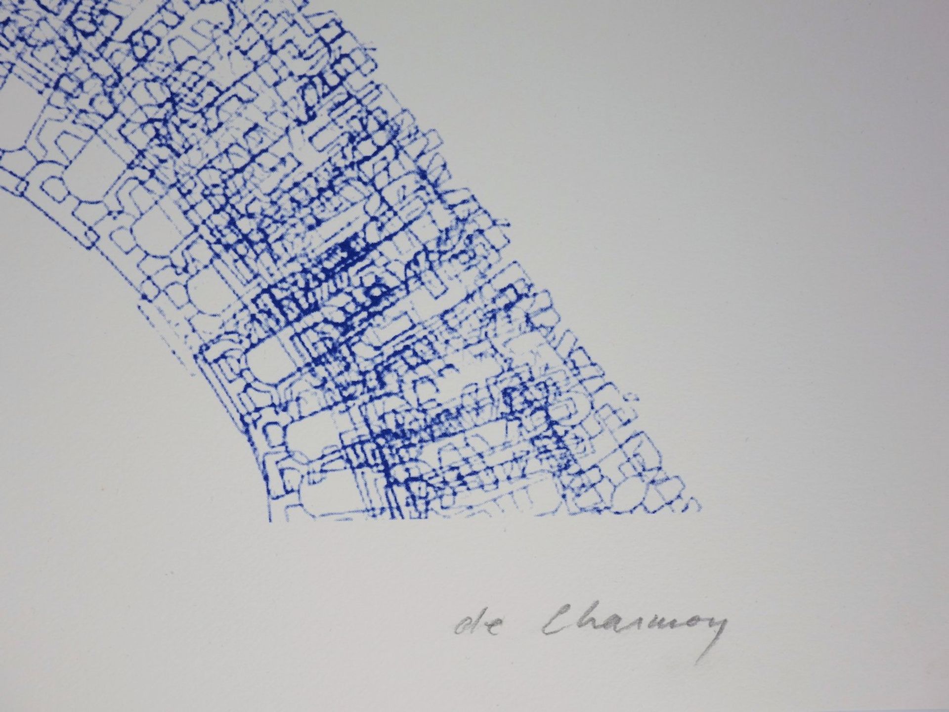 Cozette of Charmoy The buffered Eiffel Tower Original screenprint Signed in [...] - Bild 2 aus 6