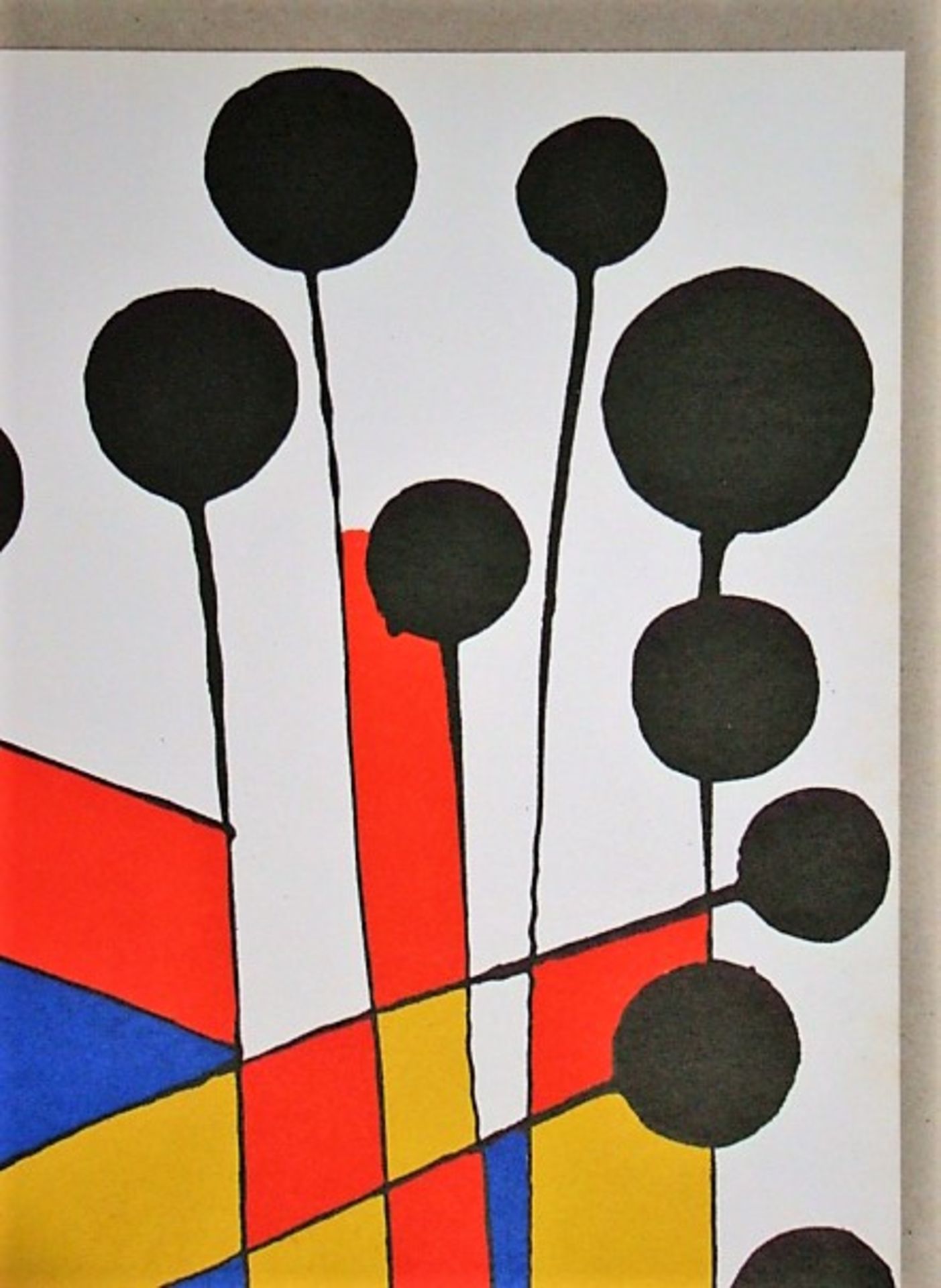 Alexander CALDER ( 1898 - 1976 ) Composition, 1971 Original lithograph in 4 colours [...] - Bild 7 aus 8