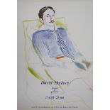 David HOCKNEY Portrait of Reading Man Original Vintage Poster [...]