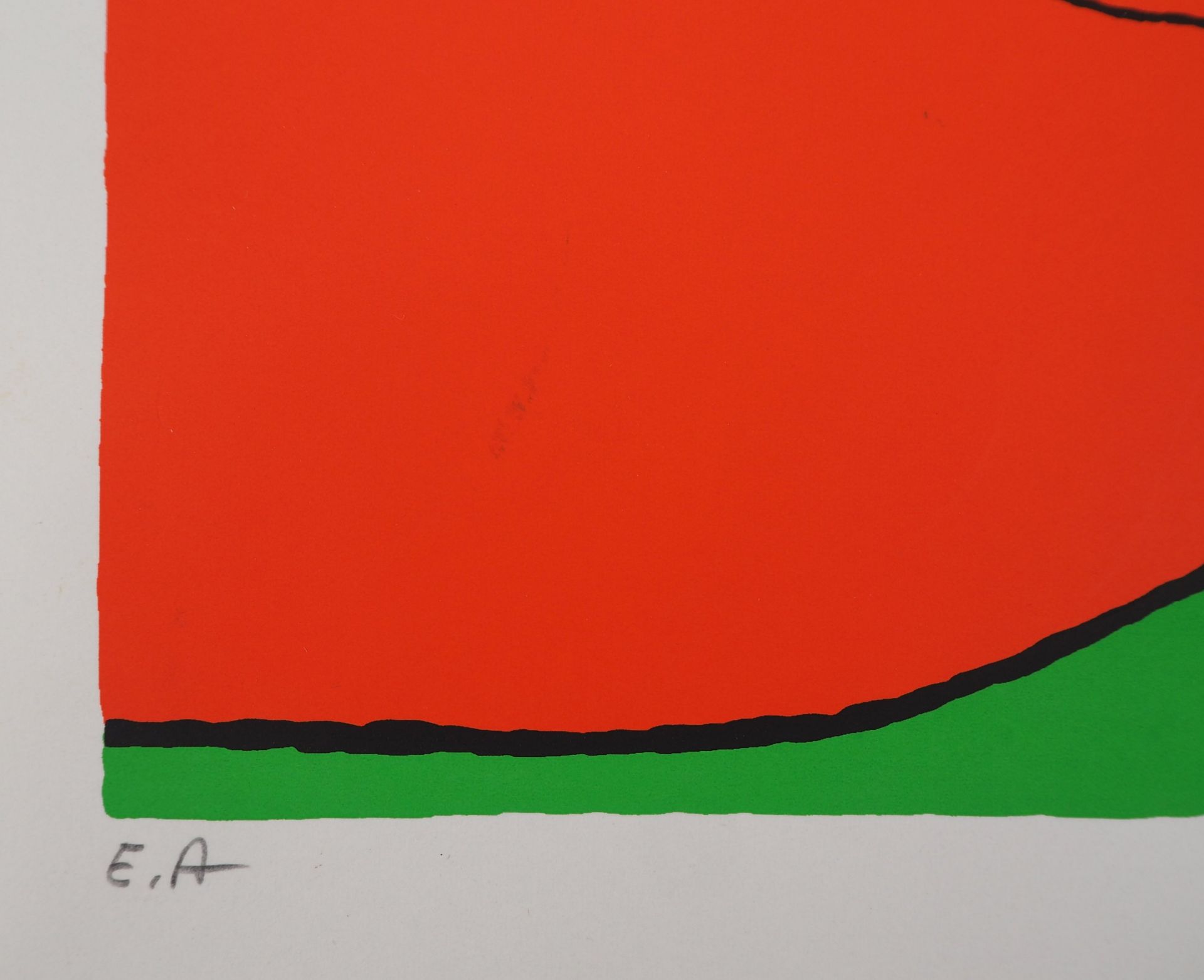 Charles LE BARS Heart-bird, 1978 Original screenprint on paper Signed in pencil [...] - Bild 2 aus 7