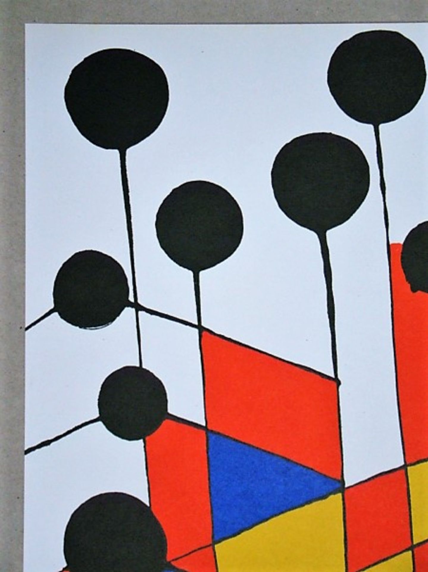 Alexander CALDER ( 1898 - 1976 ) Composition, 1971 Original lithograph in 4 colours [...] - Bild 8 aus 8