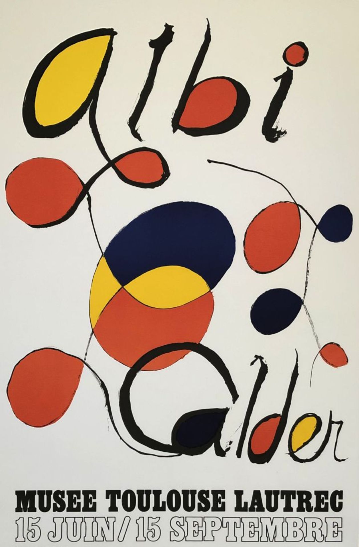 Alexander CALDER Abstract Composition Albi Offset poster, 1971 Printed signature On [...]