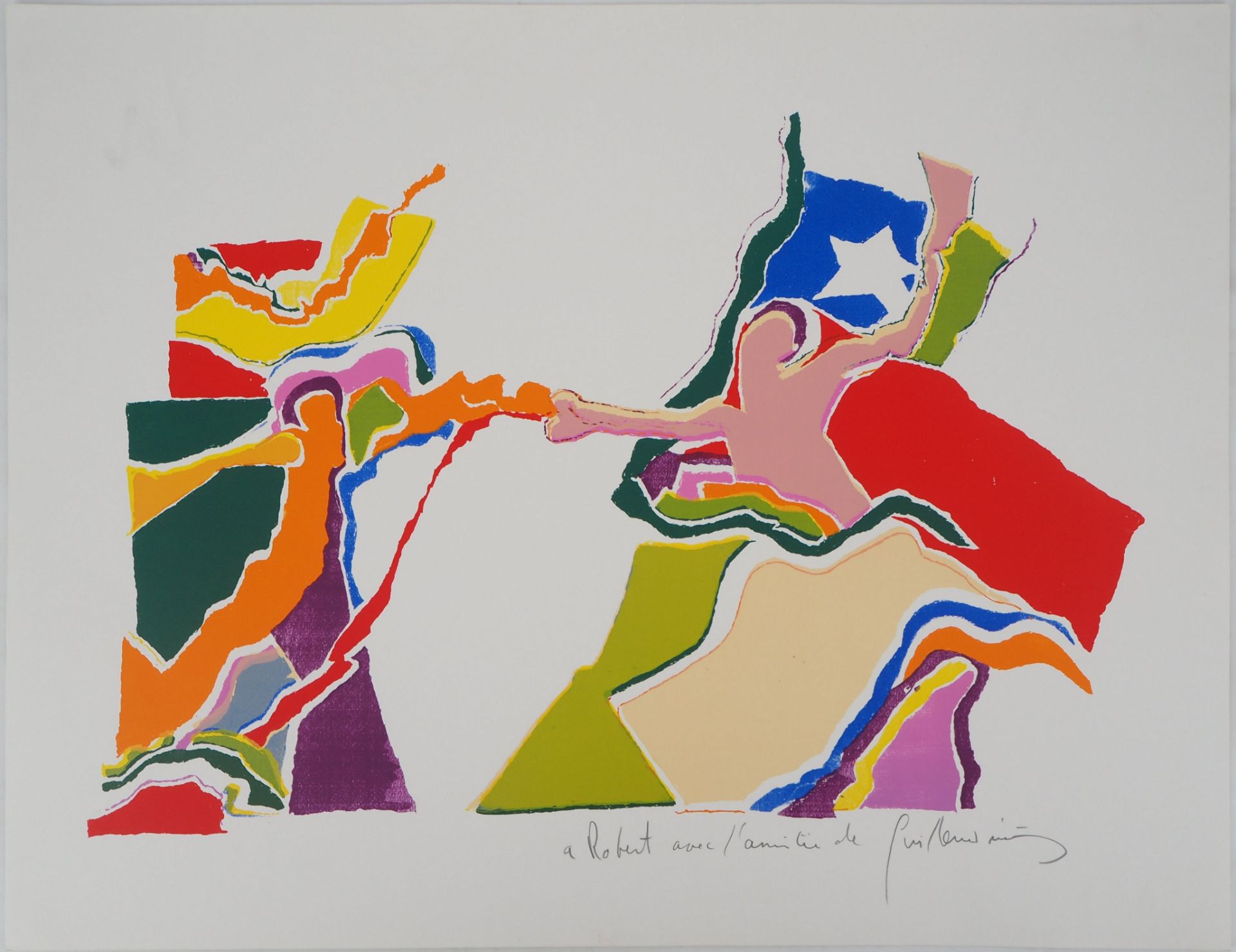 Guillermo NUÑEZ The Ultimate Battle Original colour screenprint Signed in pencil [...] - Bild 2 aus 6