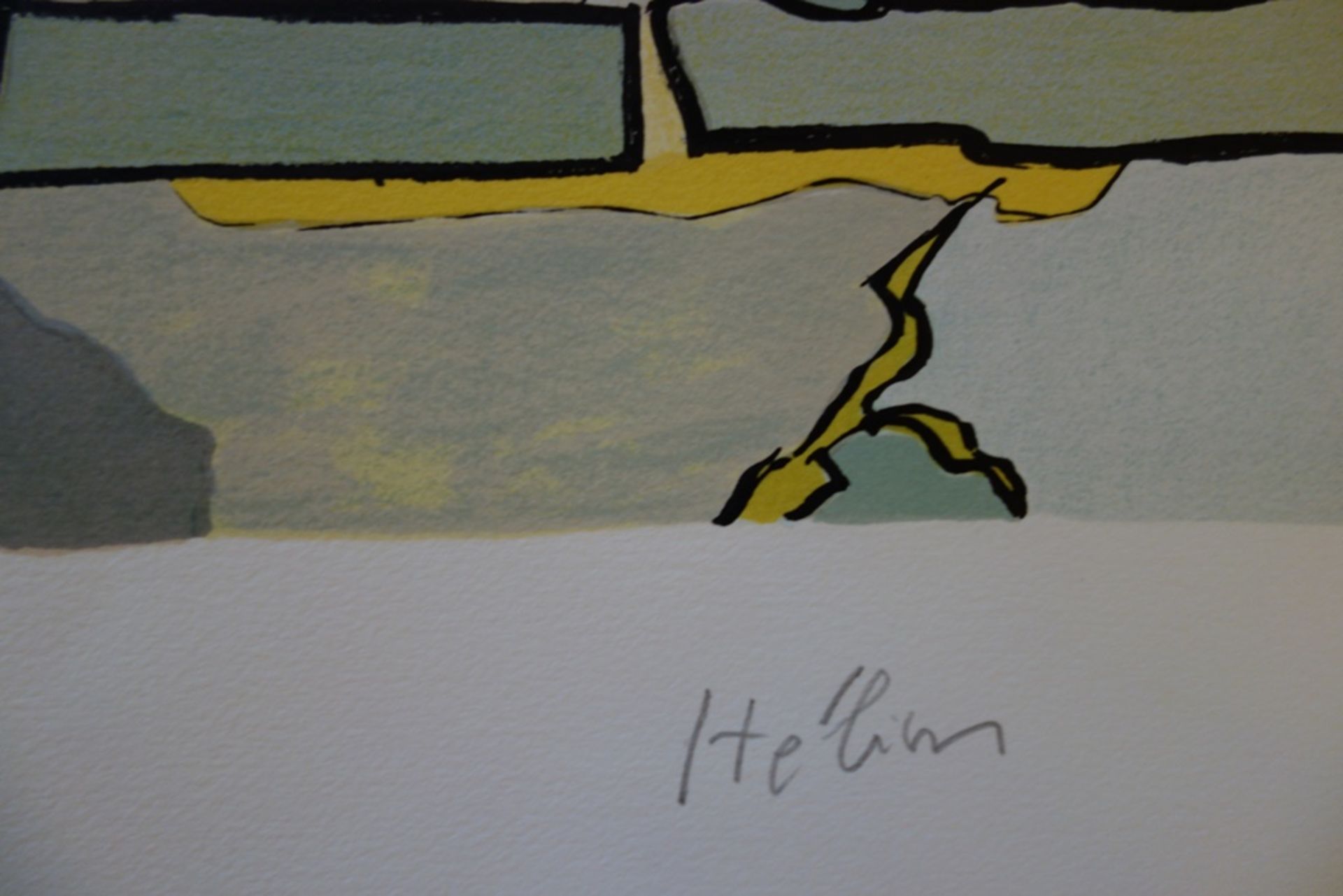 Jean HELION At the hat shops, 1998 Original lithograph Signed in pencil Numbered / [...] - Bild 6 aus 6