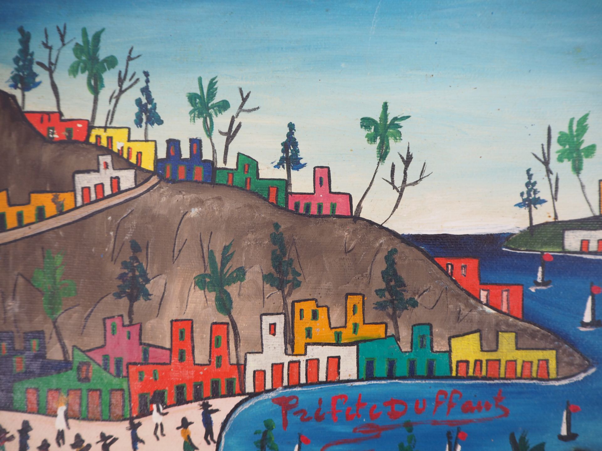 Préfète DUFFAUT Seaside in Haiti Original lithograph Pencil signed Numbered EA [...] - Bild 7 aus 9