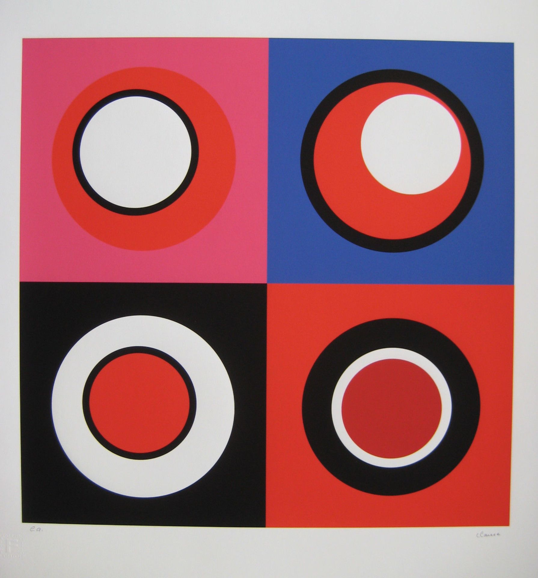 Geneviève Claisse (1935-2018) Geometric Composition, 2015 Silkscreen justified [...]