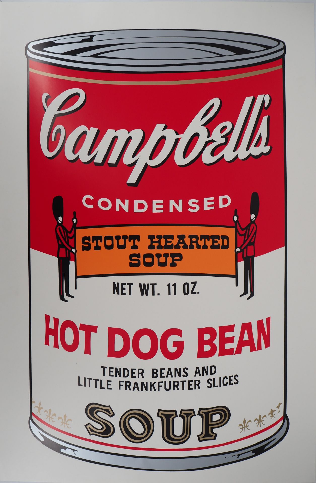 Andy WARHOL (after) Campbell's Soup - Stout Hearted Soup Silkscreen (tone-by-tone [...]