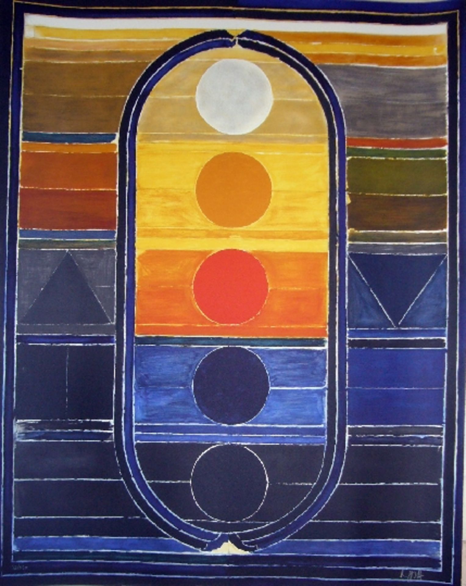 Sayed RAZA (1922-2016) Lot of 8 lithographs - The five elements. Dimensions : 92 x [...] - Bild 6 aus 9